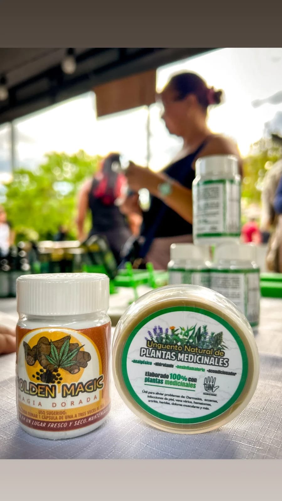 Productos Thani en la mesa